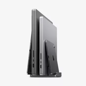 SPIGEN LD208S4 Vertikālais klēpjdatora statīvs Space Grey