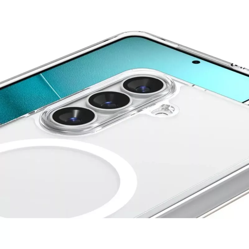 Spigen Ultra Hybrid Mag Magsafe Galaxy S26 Clear/White