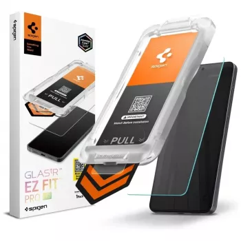 Spigen Glas.tR EZ Fit Pro AC HD rūdīta stikla ekrāna aizsargs Samsung Galaxy S26+ Plus, caurspīdīgs