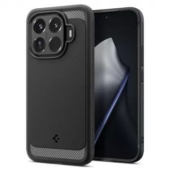 Spigen Rugged Armor Case priekš Xiaomi 15T Pro, matēti melns