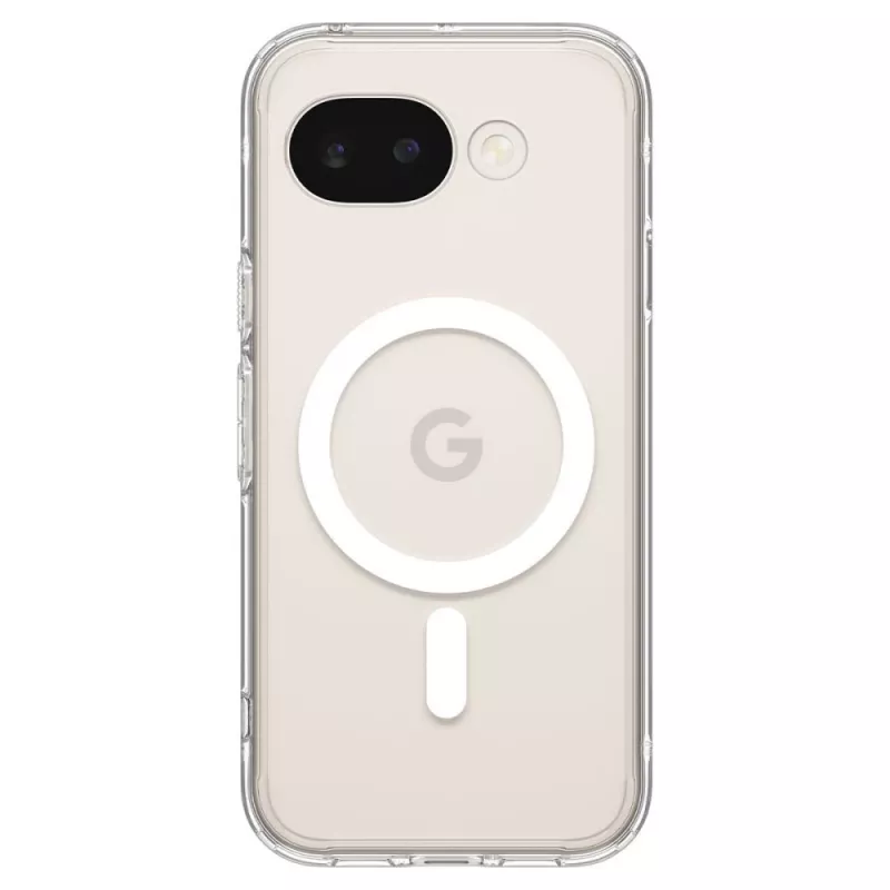 Spigen Ultra Hybrid MagFit maciņš Google Pixel 10a, saderīgs ar MagSafe, Clear White krāsā (ACS11276)