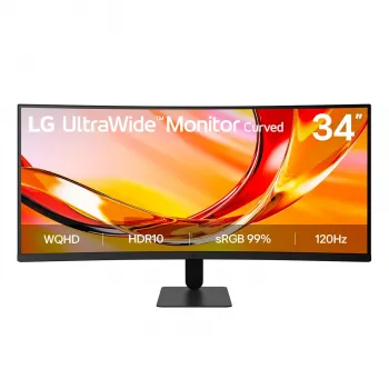 LG UltraWide 34U601B-B.AEUQ 34 collu WQHD VA izliekts monitors, 120Hz