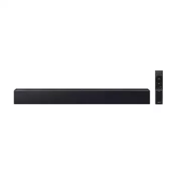Samsung HW-B400F/EN 2.1 kanāla skaņas josla ar bezvadu zemfrekvences skaļruni, 300 W, Bluetooth, melna
