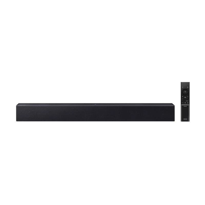 Samsung HW-B400F/EN 2.1 kanāla skaņas josla ar bezvadu zemfrekvences skaļruni, 300 W, Bluetooth, melna