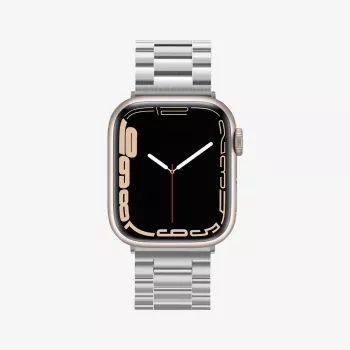 Spigen Modern Fit Link Bracelet Apple Watch 42/44/45/49mm - Sudraba