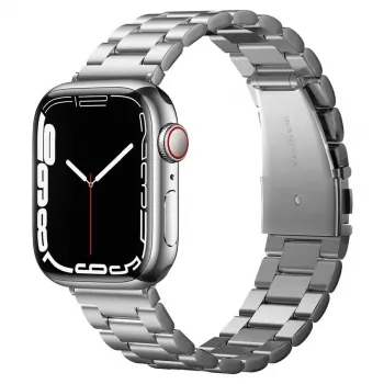 Spigen Modern Fit Link Bracelet Apple Watch 42/44/45/49mm - Sudraba