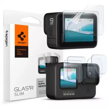 Spigen Glas.TR Slim + Film 2 komplekts GoPro Hero 12/11/10/9 aizsardzībai (2 komplekti)
