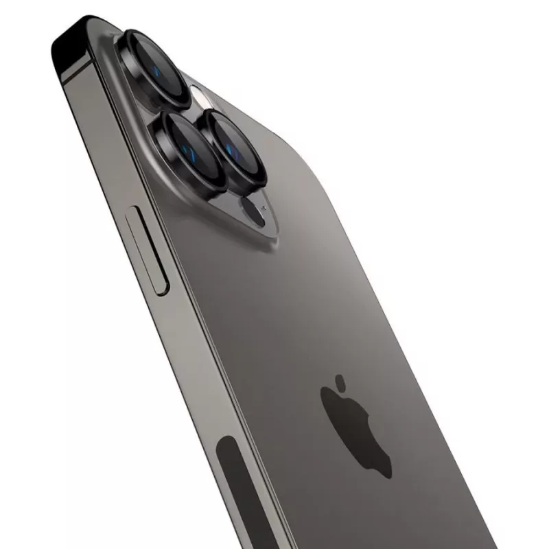 Spigen Optik.TR EZ Fit Camera Protector 2-Pack for iPhone 14 Pro / 14 Pro Max - Black