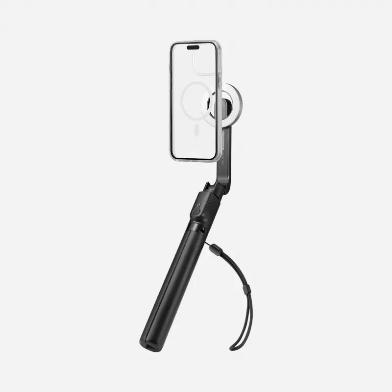 Spigen S580W Selfie Stick ar Tripodu Melns