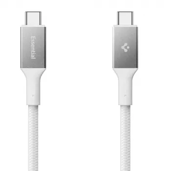Spigen Essential USB-C to USB-C Cable 100W 1m White