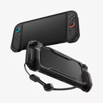 Spigen Rugged Armor Nintendo Switch 2 Case Matte Black