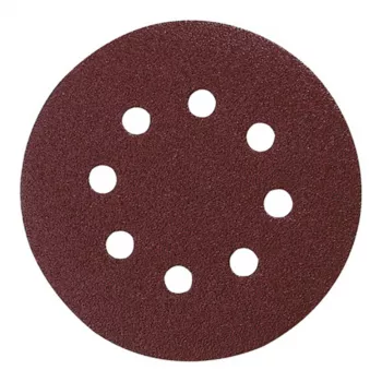 Makita P-43658 Slīpēšanas disks 125mm K100 50 gab. Āķu un cilpu stiprinājums 8 caurumi