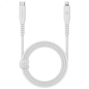 ENERGEA Flow USB-C to Lightning Cable 1.5m White 60W 3A PD Fast Charge MFi