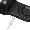 ENERGEA MagCam Grip PG-MCG5K-BLK Magnetic Phone Grip with 5000mAh Power Bank, Black