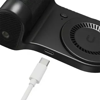 ENERGEA MagCam Grip PG-MCG5K-BLK Magnetic Phone Grip with 5000mAh Power Bank, Black