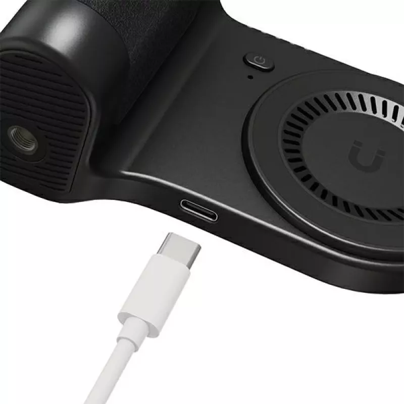 ENERGEA MagCam Grip PG-MCG5K-BLK Magnetic Phone Grip with 5000mAh Power Bank, Black