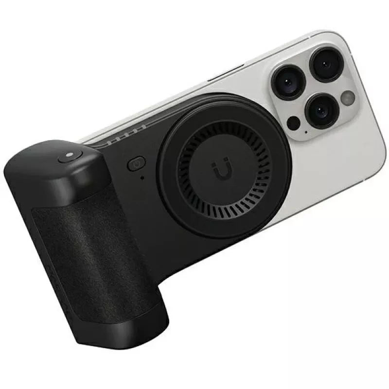 ENERGEA MagCam Grip PG-MCG5K-BLK Magnetic Phone Grip with 5000mAh Power Bank, Black