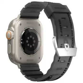SKINARMA Shokku Apple Watch siksniņa 49/46/45/44mm - Smoke