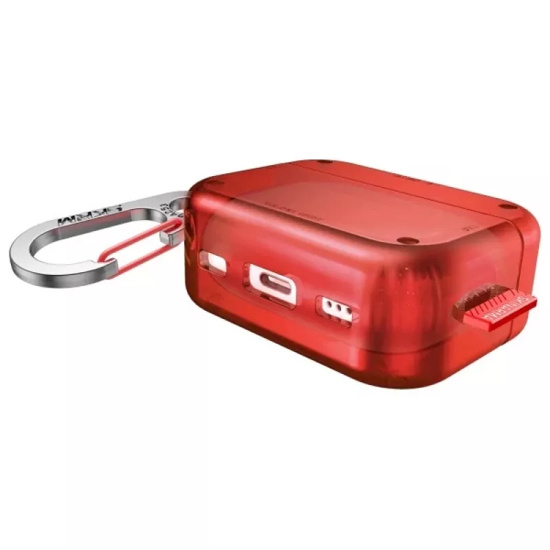SKINARMA Saido aizsargmaciņš AirPods Pro 2. paaudzei - sarkans