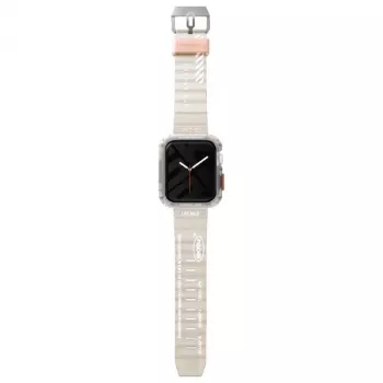 SKINARMA Shokku Apple Watch 45/44/42mm Beige Silicone Band