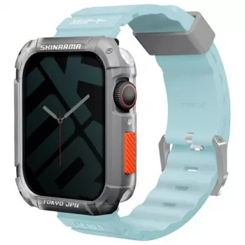 Skinarma Shokku Apple Watch Strap 45/44/42mm Blue