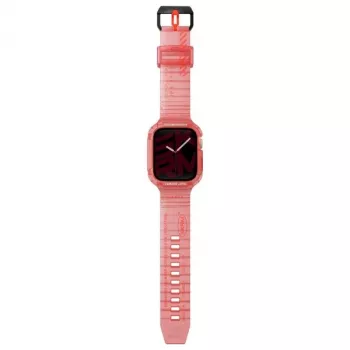 Skinarma Saido 2-in-1 Siksniņa un Maciņš Apple Watch 45/44mm Sarkana