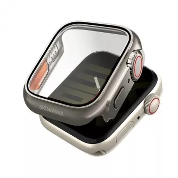 Skinarma Gado Pro Apple Watch 44mm Titanium Grey Case with Integrated Strap