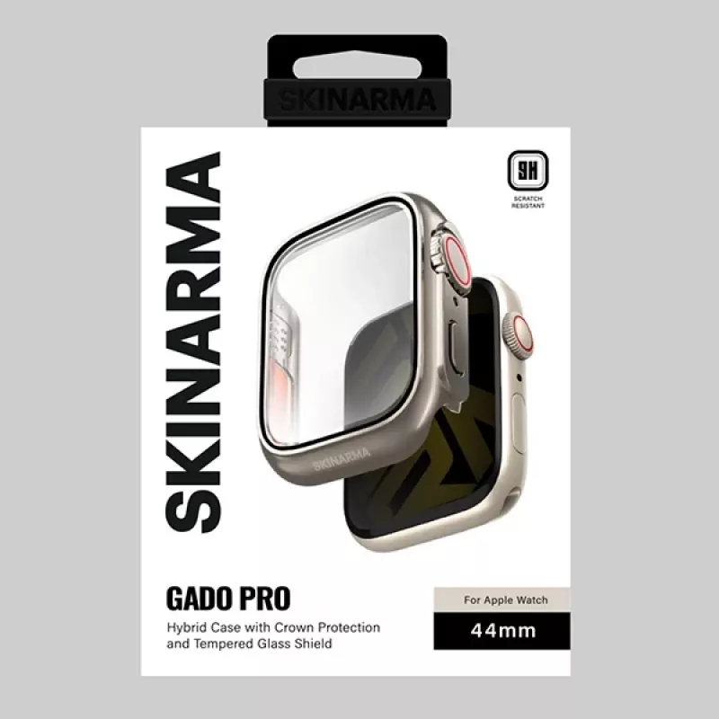 Skinarma Gado Pro korpuss Apple Watch 44 mm, titāna