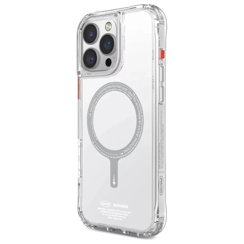 SKINARMA Saido magnētiskais maciņš iPhone 16 Pro Max 6.9 inch caurspīdīgs