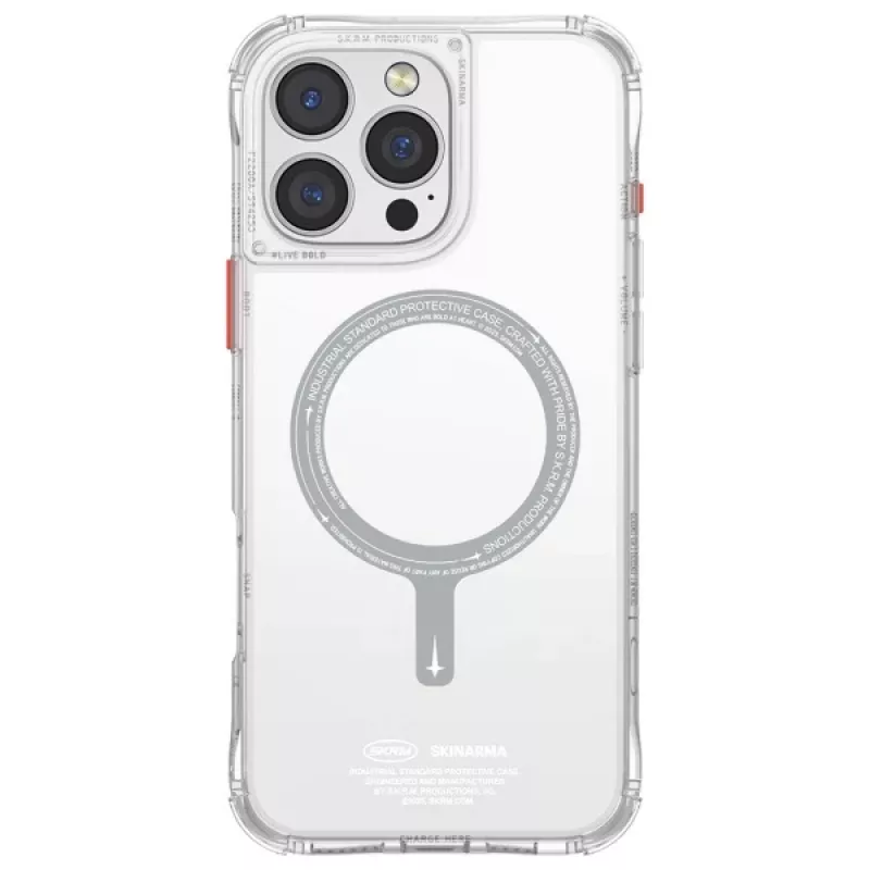 SKINARMA Saido magnētiskais maciņš iPhone 16 Pro Max 6.9 inch caurspīdīgs