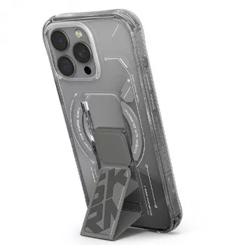 SKINARMA Helio Maciņš iPhone 16 Pro Max 6.9 collu Magnētiskā uzlāde + Satvēriena statīvs Titanijs