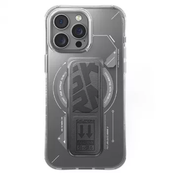 SKINARMA Helio Maciņš iPhone 16 Pro Max 6.9 collu Magnētiskā uzlāde + Satvēriena statīvs Titanijs