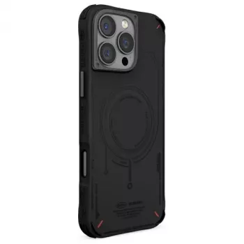 Skinarma Mecha Case iPhone 16 Pro 6,3 collu magnētiskā uzlāde Melns