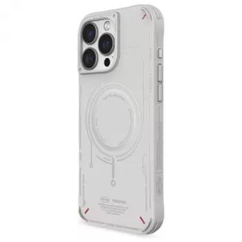SKINARMA Mecha Case iPhone 16 Pro 6.3 inch Magnētiskā Lādēšana Gaiši Pelēks