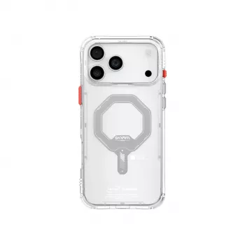 SKINARMA Saido maciņš ar Mag-Charge magnētisko gredzenu Apple iPhone 17 Pro Max, caurspīdīgs (SK-2025IPP6.9-SDOMS-CLR)