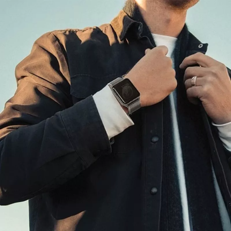 UNIQ Dante Apple Watch Siksniņa Nerūsējošais Tērauds Roze Zelts 38/40/41mm Series 1-9 SE