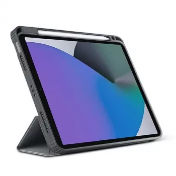 UNIQ Moven Folio Case for iPad 10.2 (2021/2020/2019) - Charcoal Grey