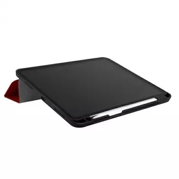 UNIQ Transforma Folio Case iPad Pro 11 inch (2021/2020) un iPad Air 10.9 inch (2022/2020) ar pretmikrobu aizsardzību, Coral Red