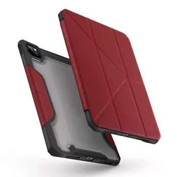 UNIQ Trexa Case for iPad Pro 11 inch 2021/2020 and iPad Air 10.9 inch 2022/2020, Antimicrobial, Red