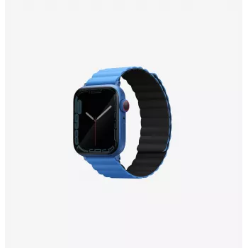 UNIQ Revix Reversible Magnetic Apple Watch Siksniņa 38/40/41mm Melna-Zila