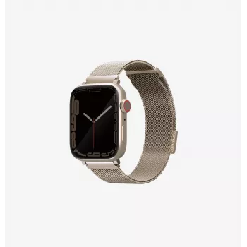 UNIQ Dante Apple Watch Siksniņa Nerūsējošais Tērauds Milānas Cilpa Zaļa 42/44/45mm