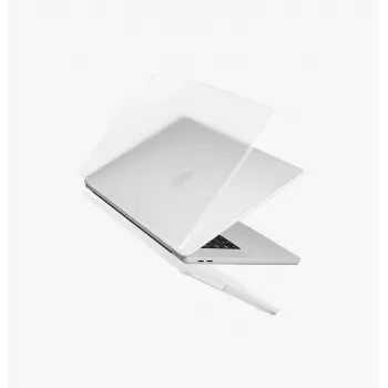 UNIQ Claro Hard Shell Case for MacBook Pro 14-inch M1 2021 / M2 2023 / M3 2023 / M4 2024 / M5 2025 / M5 2026, Dove Matte Clear