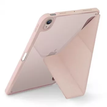 UNIQ Moven Antimicrobial Folio Case for iPad Air 10.9 inch (2020/2022) and iPad Air 11 inch (M2 2024) - Blush Pink