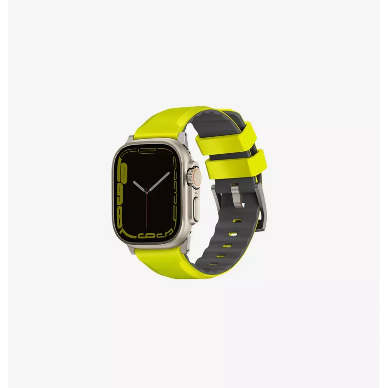 UNIQ Linus Airosoft Silicone Strap for Apple Watch 38/40/41mm - Chalk Grey