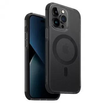 UNIQ Combat Case iPhone 14 Pro Max 6.7 inch Magclick Lādēšana Concrete Charcoal
