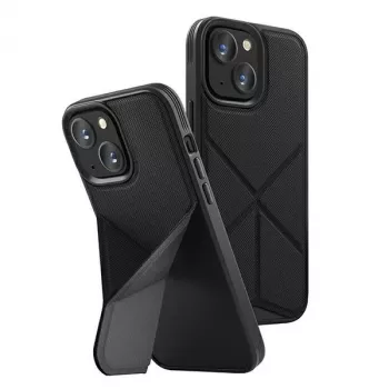 UNIQ Transforma Case iPhone 14 Plus / 15 Plus 6.7 inch Magclick Charging Ebony Black
