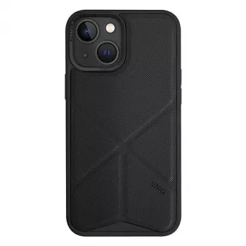 UNIQ Transforma Case iPhone 14 Plus / 15 Plus 6.7 inch Magclick Charging Ebony Black