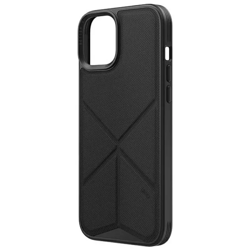 UNIQ Transforma Case iPhone 14 Plus / 15 Plus 6.7 inch Magclick Charging Ebony Black