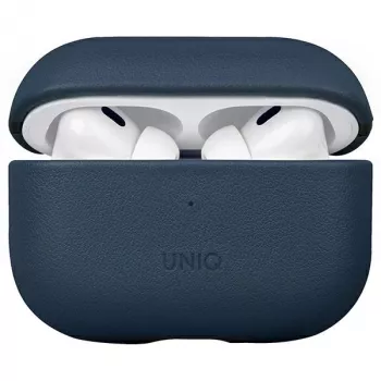 UNIQ Terra Maciņš AirPods Pro 2. paaudzei (2022/2023) Īsta Āda - Space Blue
