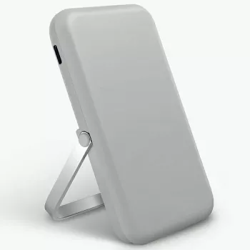 UNIQ Powerbank Hoveo 5000mAh USB-C 20W PD Fast Charge Wireless Magnetic Chalk Grey